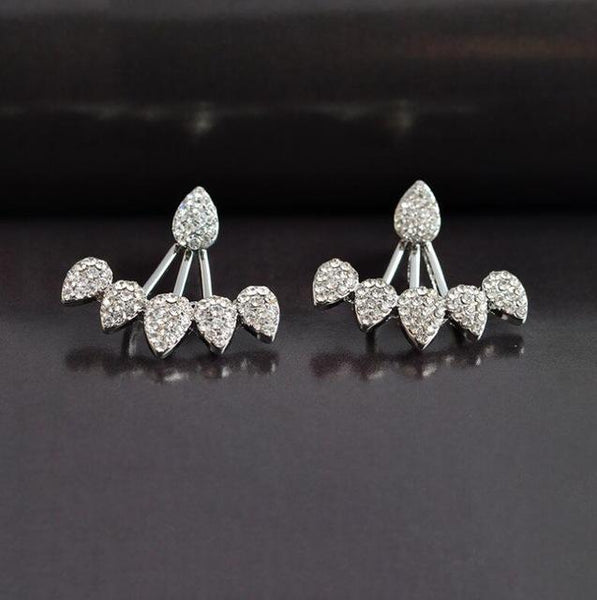 Crystal Cuff Trendy Stud Earrings